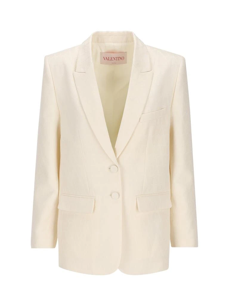 Valentino Valentino Toile Iconographe Straight Hem Blazer 1