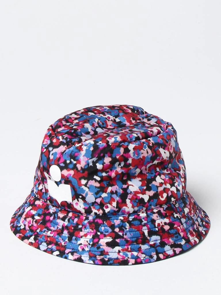 Shop Isabel Marant Floral Printed Bucket Hat on Sale at  display picture 2