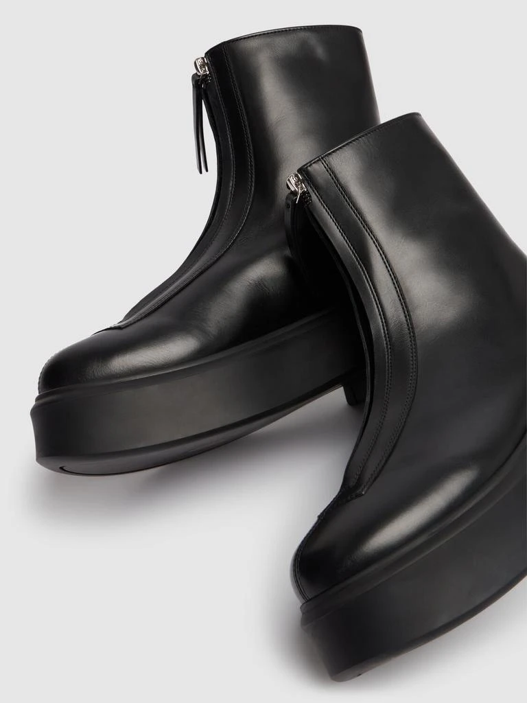 THE ROW 50mm Zipped Leather Ankle Boots 3