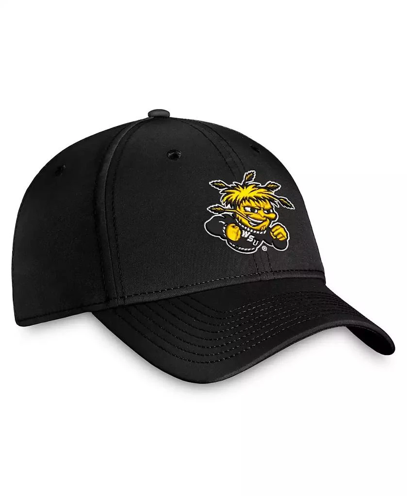 Top of the World Men's Black Wichita State Shockers Reflex 2.0 Logo Flex Hat 3