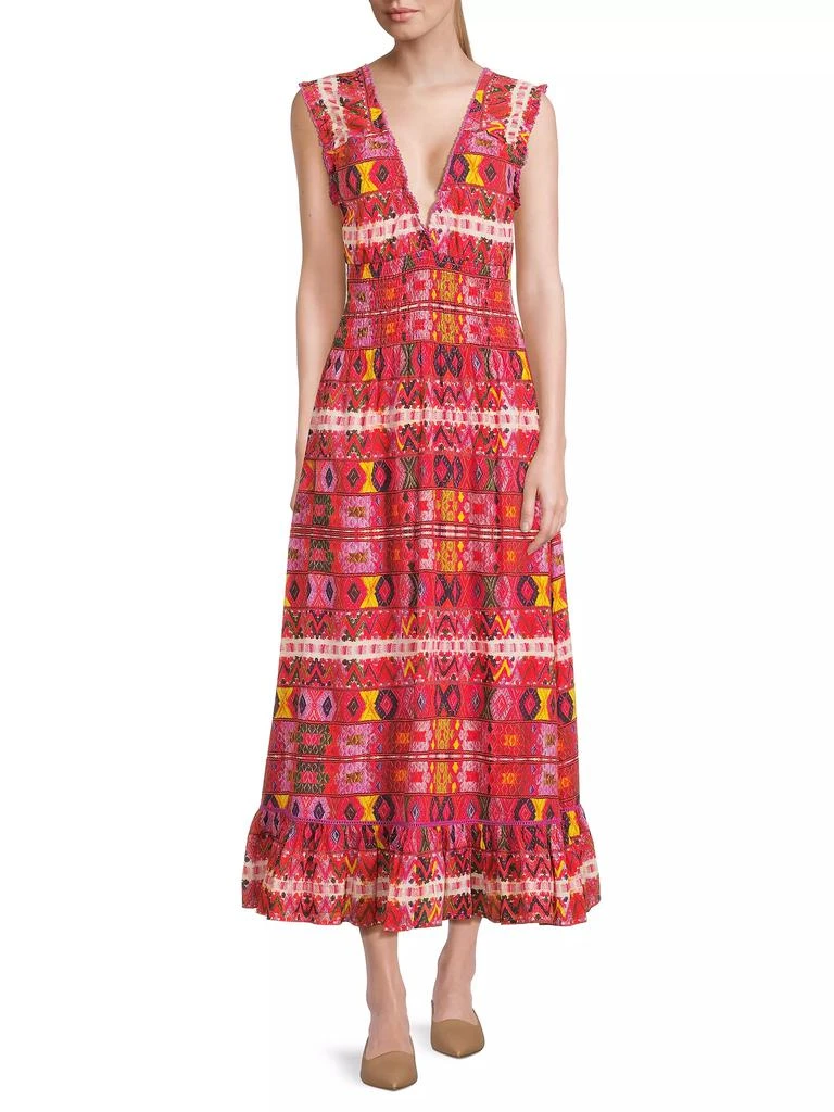 Ro's Garden Hilda Cotton Midi-Dress 2