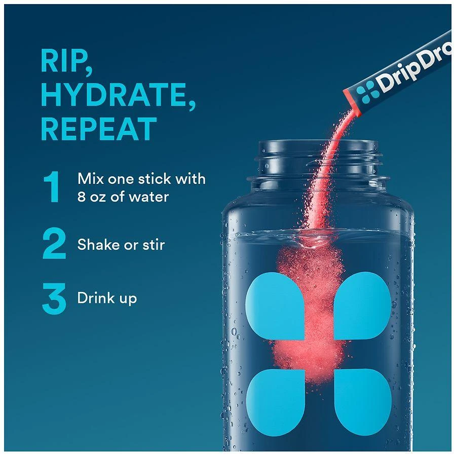 DripDrop Electrolyte Powder Sticks Watermelon 7
