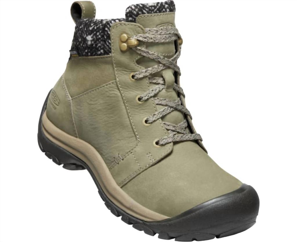 Keen Women’S Kaci Ii Winter Mid Winter Boots In Pale Olive/brindle
