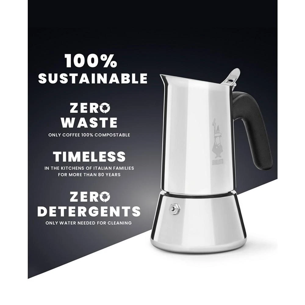 Bialetti Venus 6 Cup Stainless Steel Coffeemaker - 7.9 oz 5