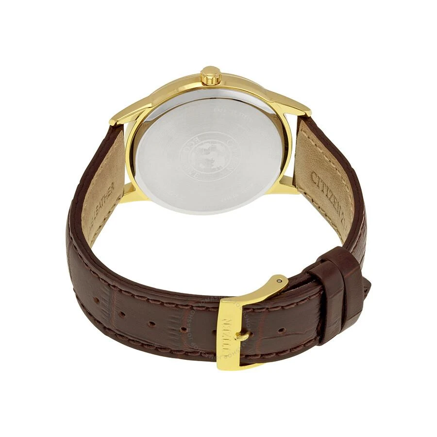 Citizen Men's Straps Eco-Drive Ivory White Dial Watch AW1232-04A 3