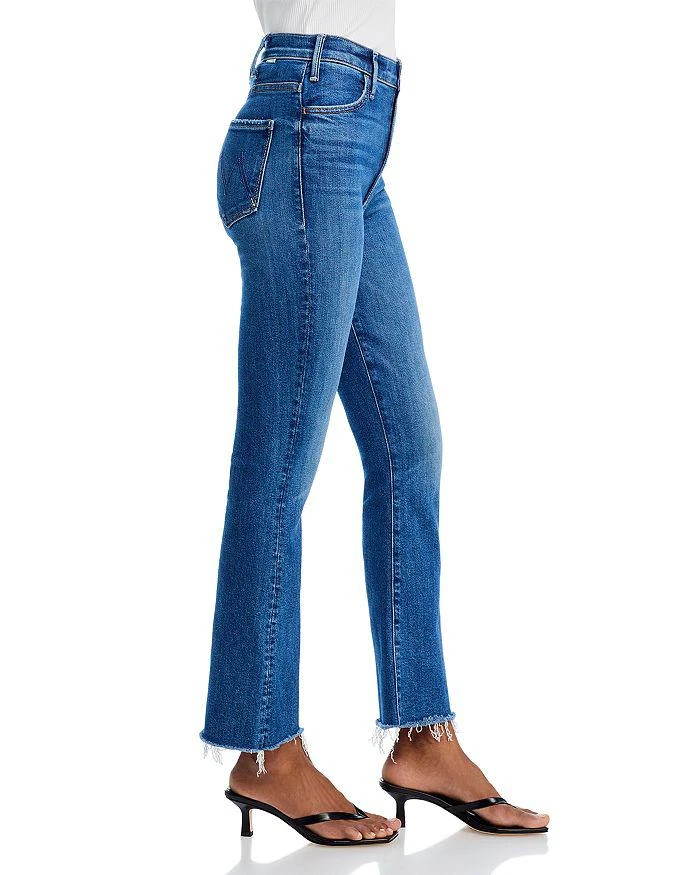 MOTHER The Hustler Frayed Ankle Jeans in Grasping At Straws 4