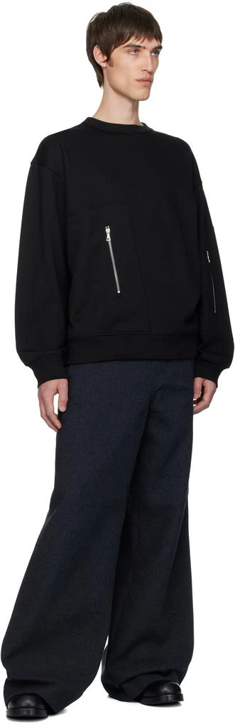 Dries Van Noten Black Strap Sweatshirt 4