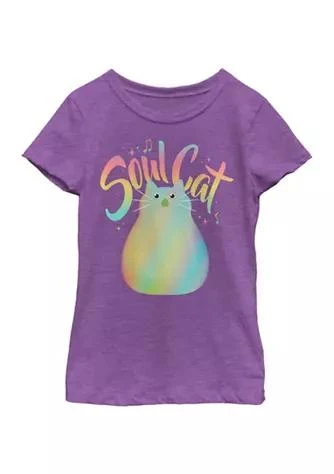 Soul Girls 4-6x Kitty Graphic Top