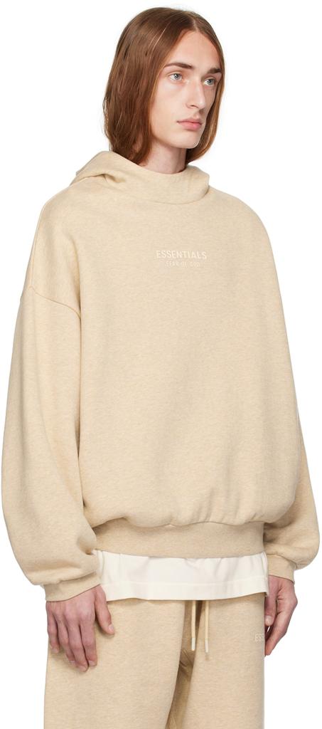 Fear of God ESSENTIALS Beige Bonded Hoodie