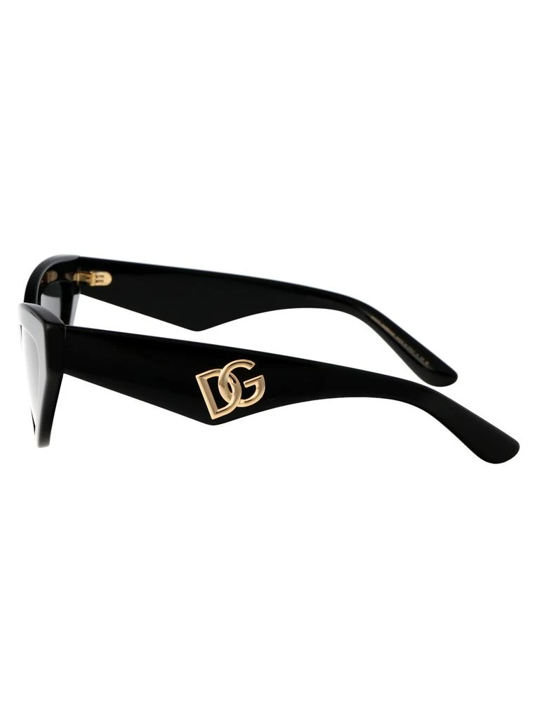 Dolce 
Gabbana BLACK ACETATE SUNGLASSES 3