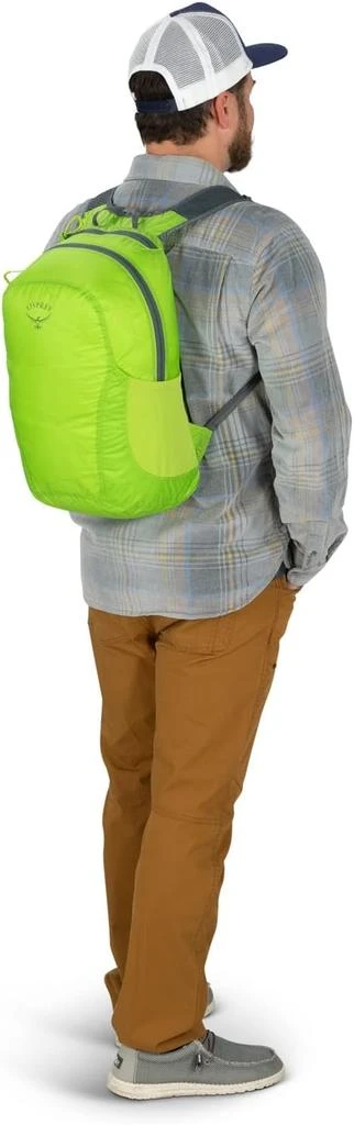 Osprey Osprey Ultralight Collapsible Stuff Pack - Lightweight, Packable Travel Backpack — Extra Bag For Travel and Every Day — 18 L Capacity Daypack to Expand Luggage, Black 7