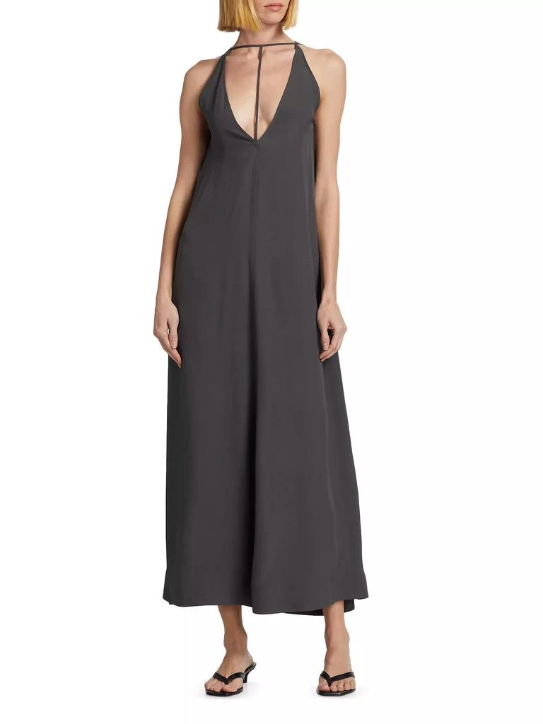 Totême Crepe T-Strap Maxi Dress 3