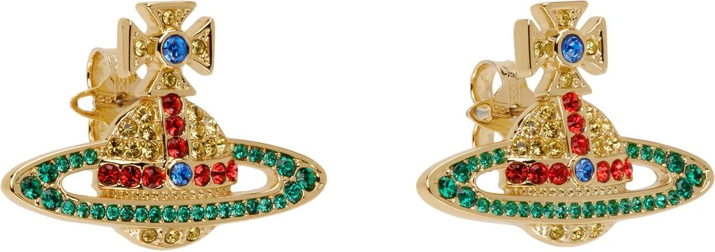 Vivienne Westwood Gold Kika Earrings 2