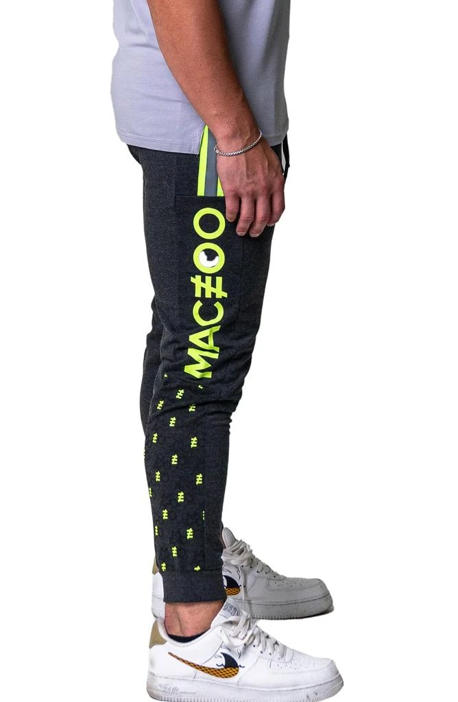 Maceoo Monogram Stretch Cotton Joggers 3