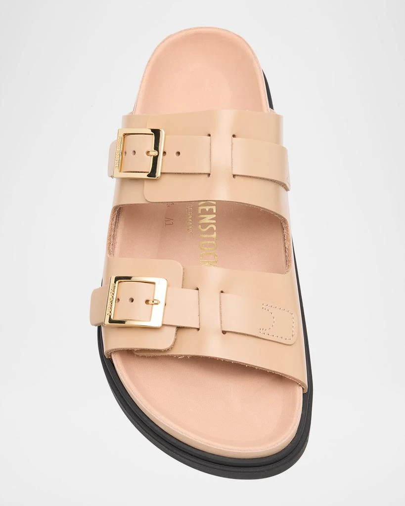Birkenstock St Barths Leather Dual Buckle Slide Sandals 4