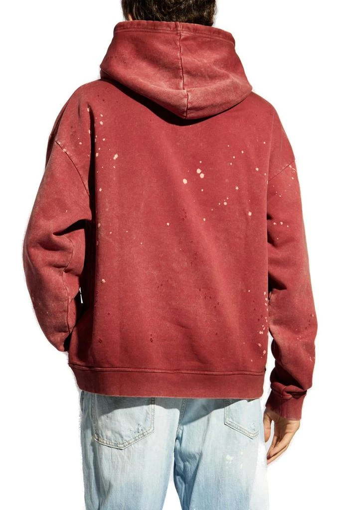 DSQUARED2 Dsquared2 Paint Splatter Detailed Drawstring Hoodie 3