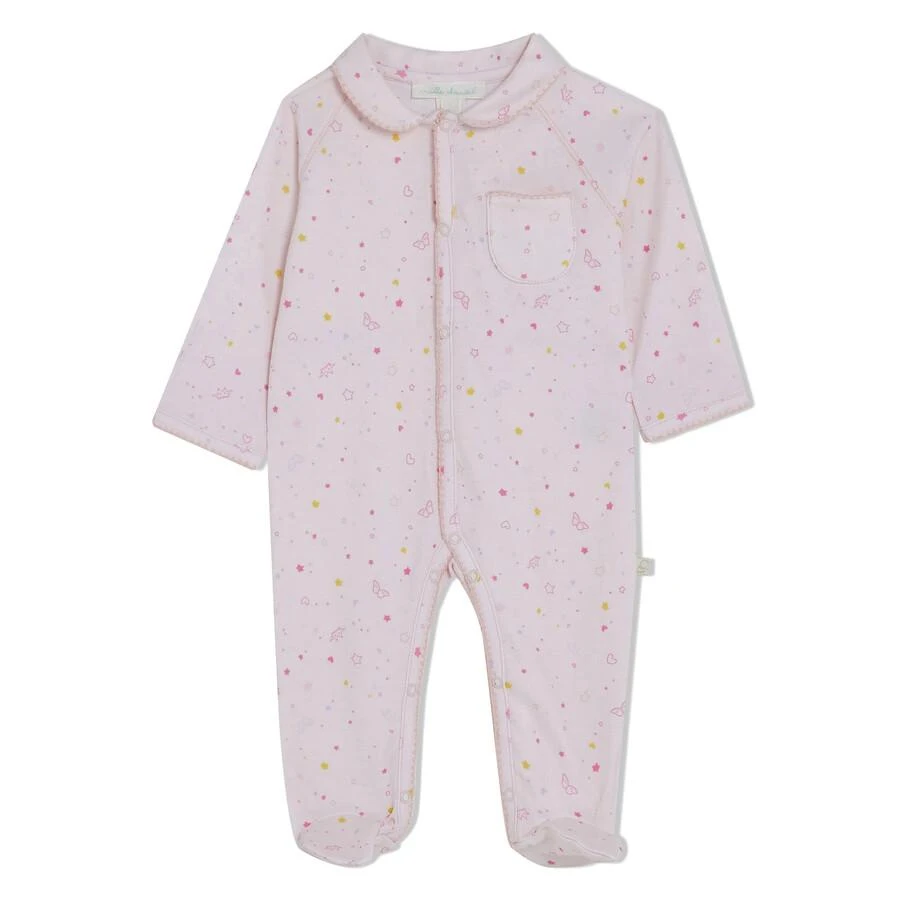 Marie Chantal Girls Angel Wing Organic Cotton Romper 1