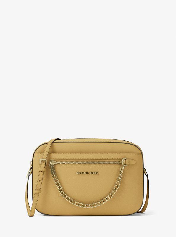 Michael Kors Jet Set Large Saffiano Leather Crossbody Bag
