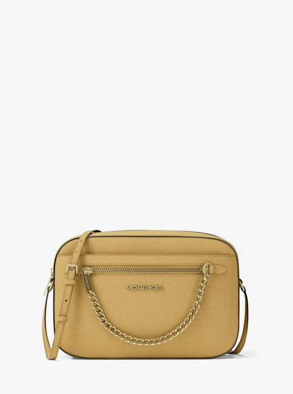 Michael Kors Jet Set Large Saffiano Leather Crossbody Bag 1