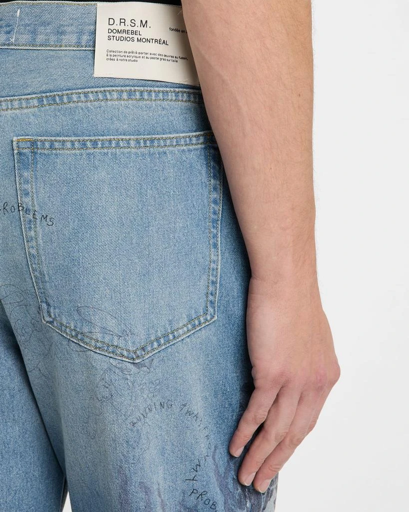 DOMREBEL Men's Stuffy Bootcut Jeans 5