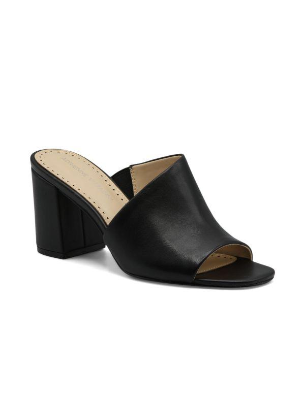 Adrienne Vittadini Albi Block Heel Mules