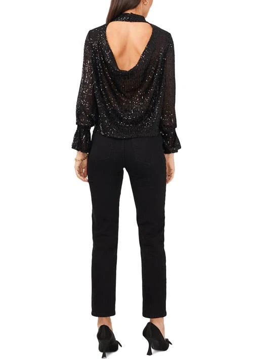 1. State Womens Sequin Drape Back Top 4