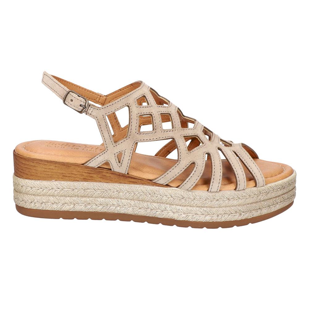 Bella Vita Zip-Italy Espadrille Wedge Sandals