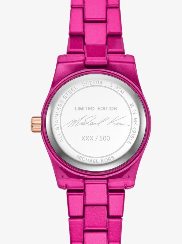 undefined Limited-Edition Petite Lexington Pink-Tone Watch 4