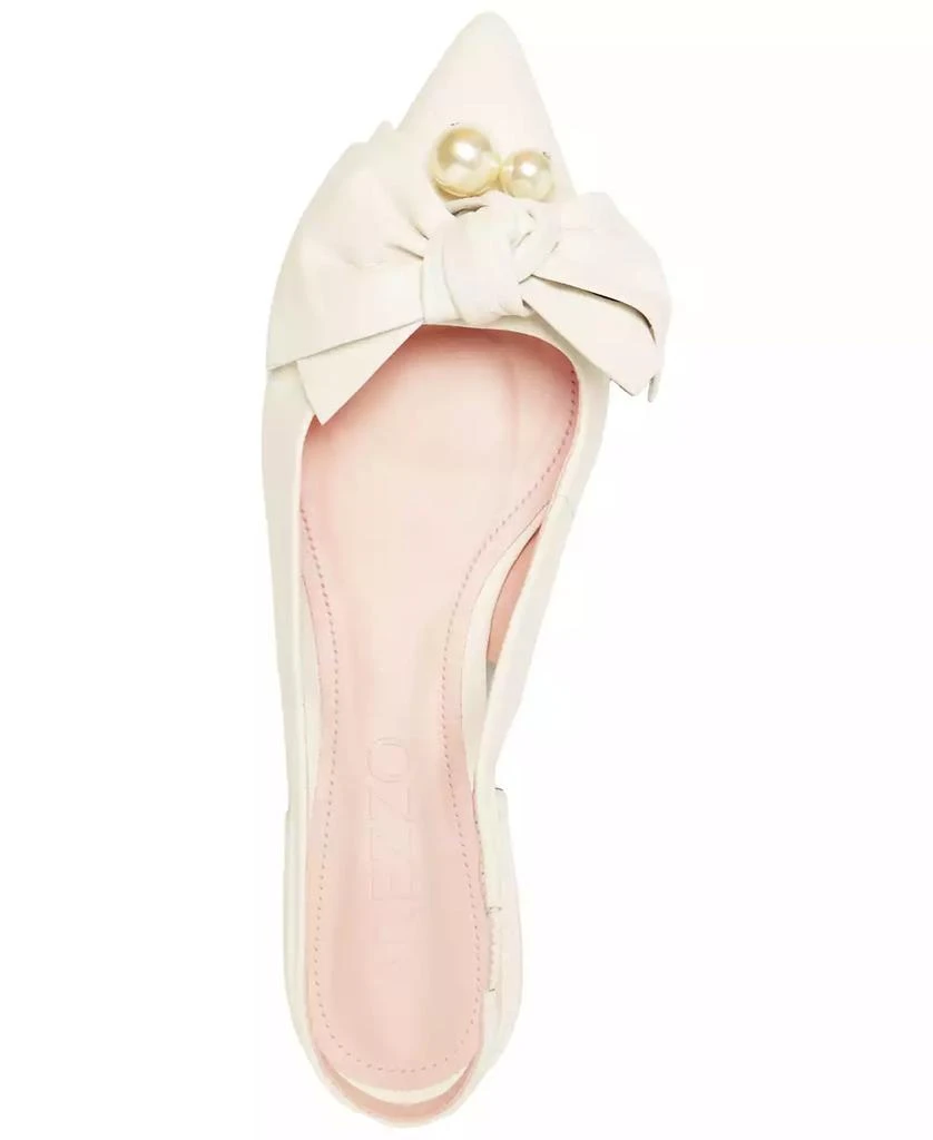 Arezzo Women's Mother of Pearl Ballet Flats 4