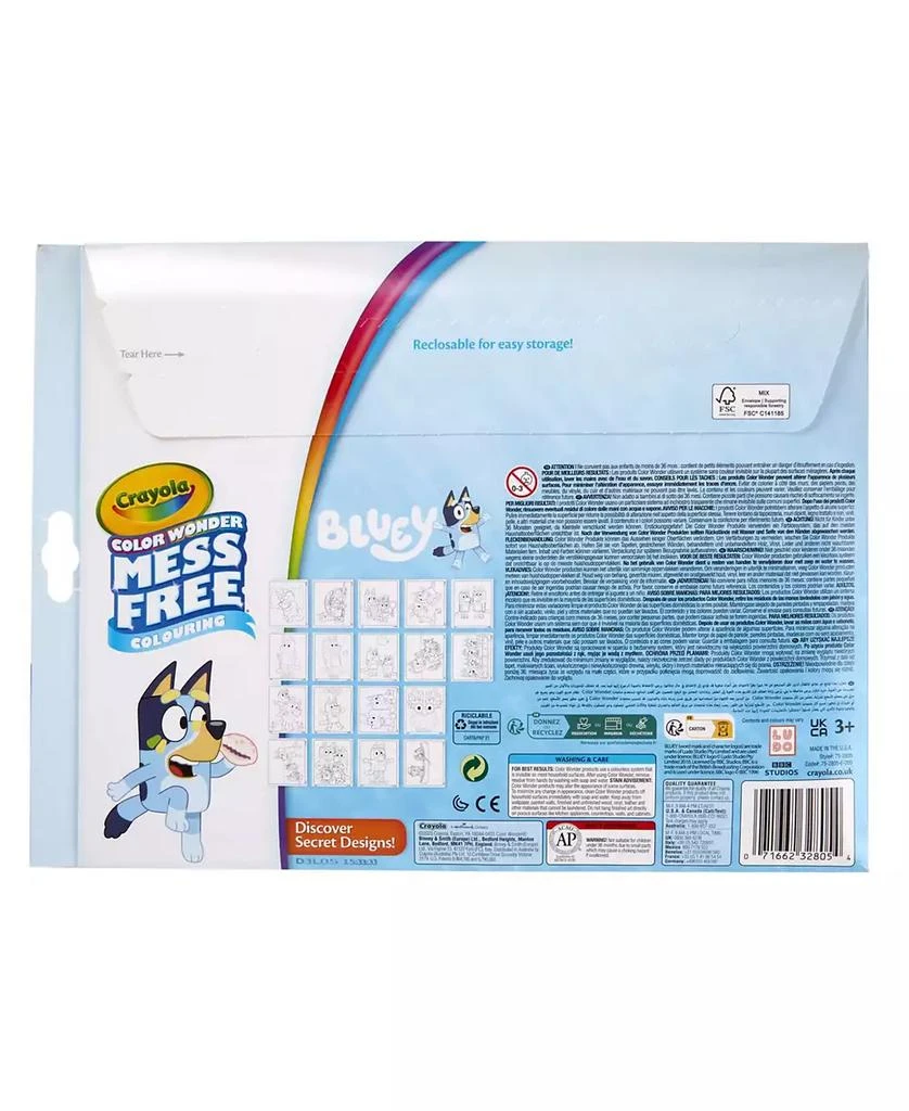 Crayola Color Wonder Bluey Coloring Pad and Markers, Pack of 2 5