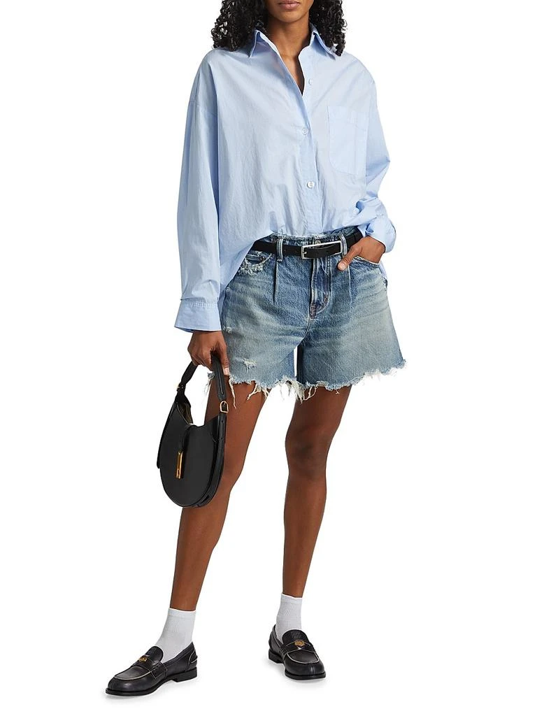 MOUSSY VINTAGE Ludlow Raw-Edge Shorts 2