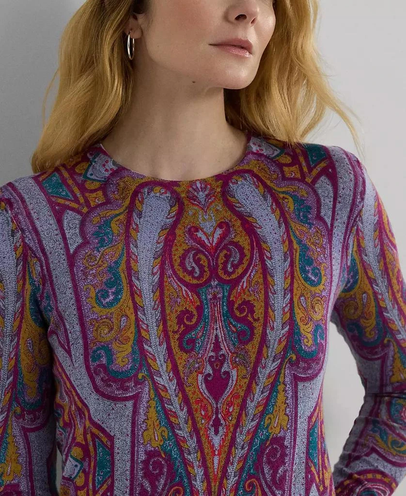Ralph Lauren Women's Slim-Fit Paisley Sweater 3
