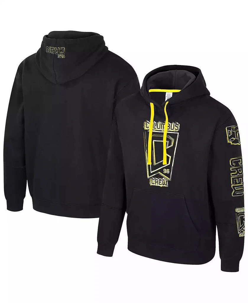 Stadium Essentials Men's Black Columbus Crew Elementized Pullover Hoodie 1