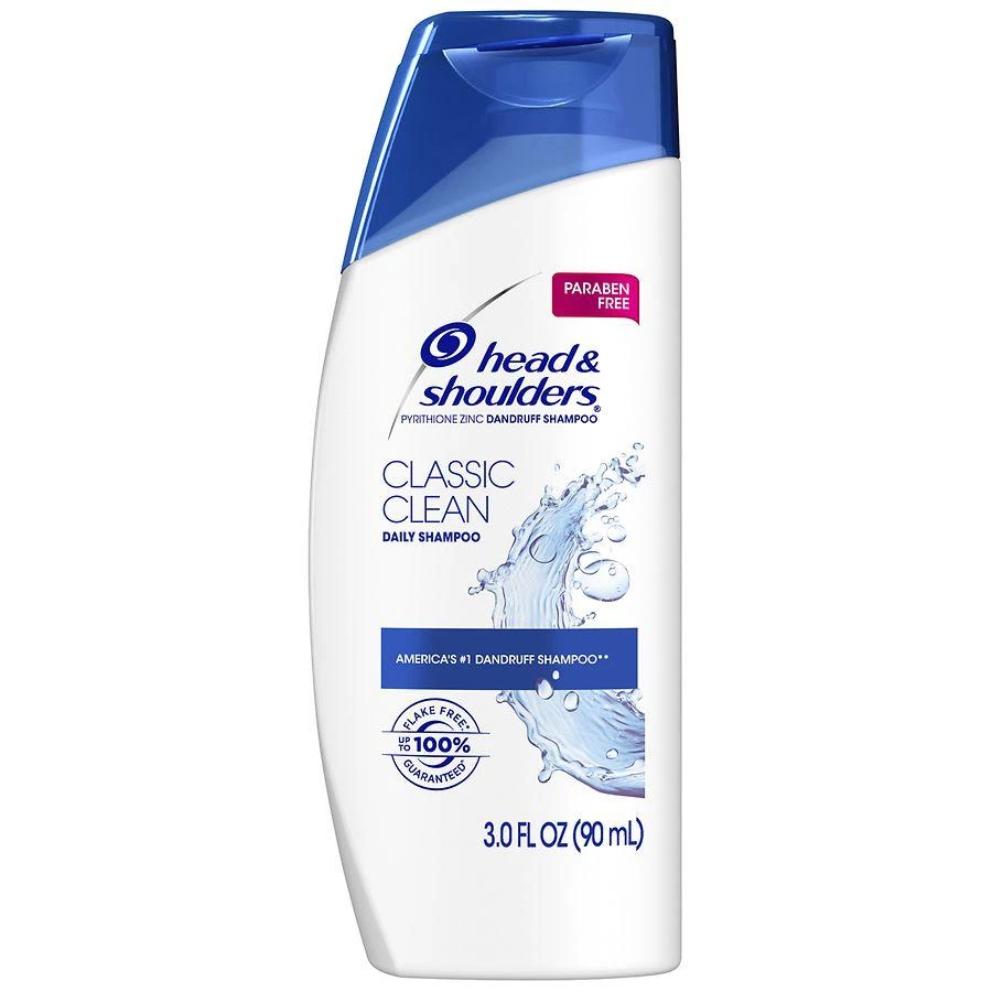 Head & Shoulders Classic Clean Daily-Use Anti-Dandruff Paraben Free Shampoo, Travel Size 1