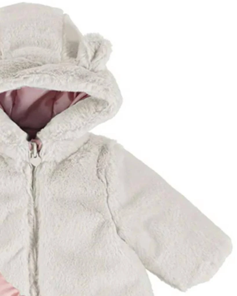 Mayoral Mayoral - Girls Reversible Faux Fur Puffer Jacket 3