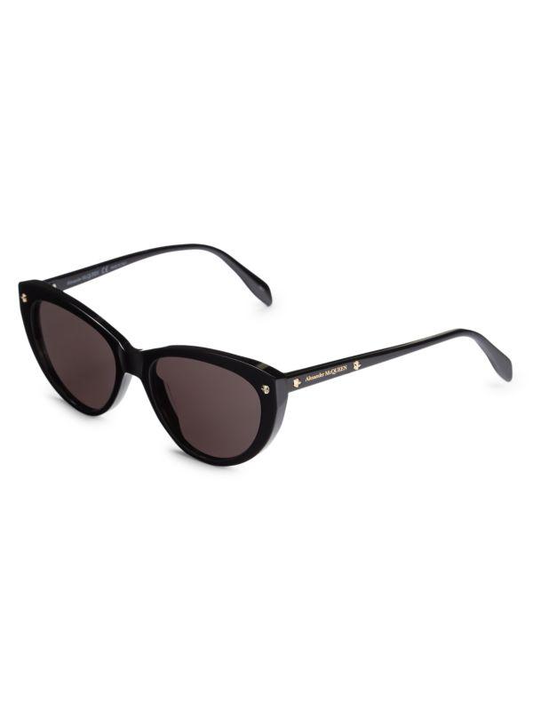 Alexander McQueen 55MM Cat Eye Sunglasses
