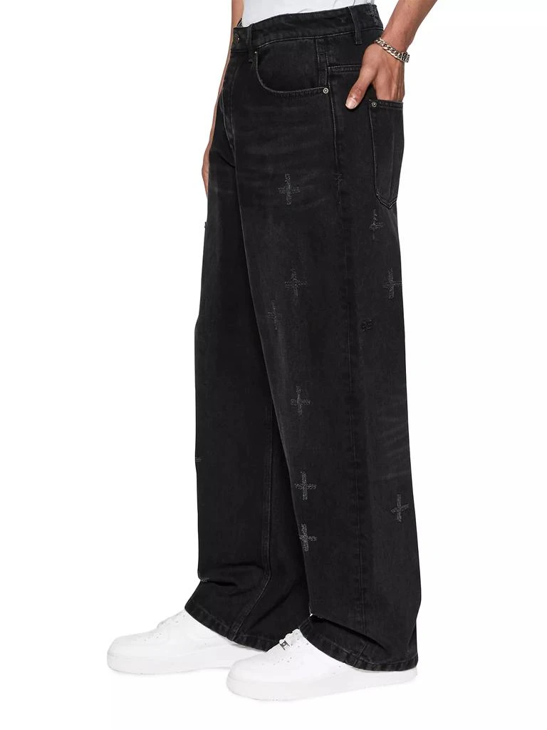 Ksubi Plus Anti K Nirvana Distressed Mid-Rise Straight-Leg Jeans 2