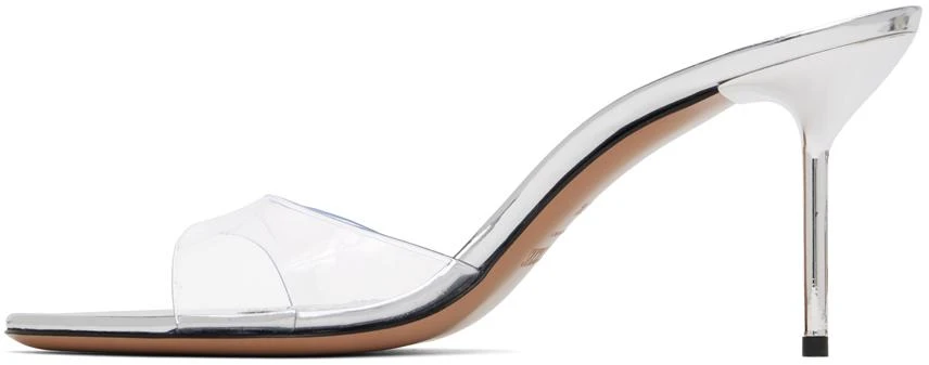 Paris Texas Silver Lidia Mule 70 Heeled Sandals 3