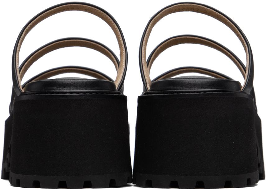Marge Sherwood Black Platform Sandals