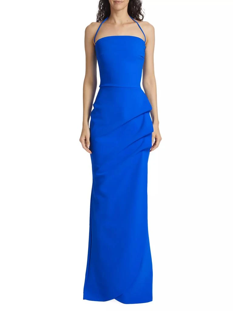 Chiara Boni Clotilde Strapless Column Gown 6