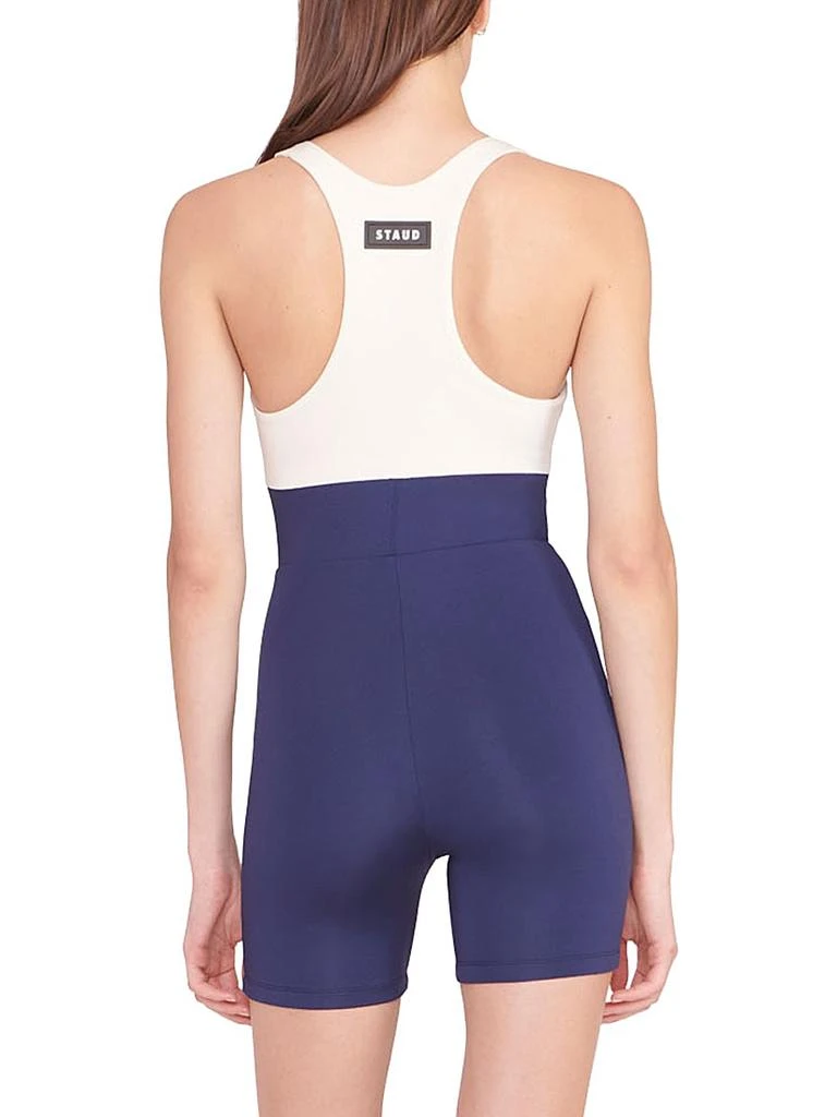 Staud STAUD COURT Bounce Two-Tone Short Unitard 5