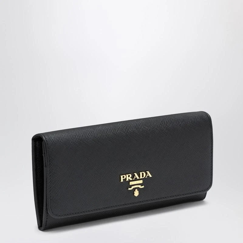 Prada Black/gold Saffiano wallet 1