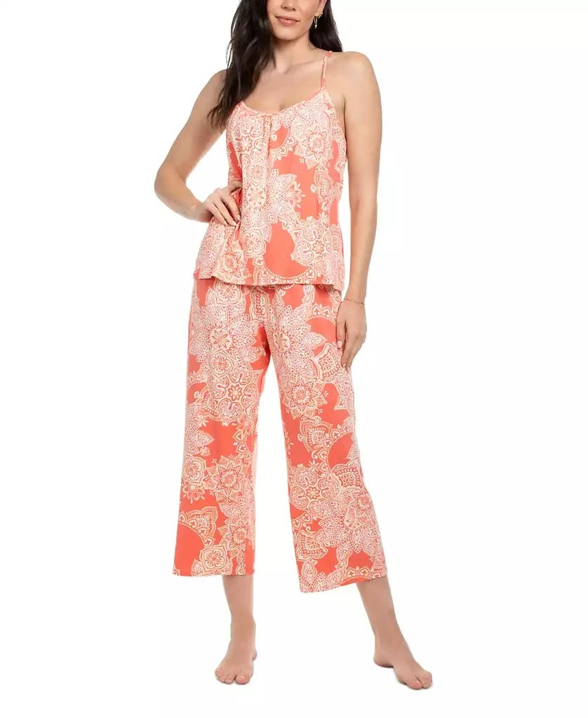 Linea Donatella Women's Paisliegh Cropped Pajama Set 1