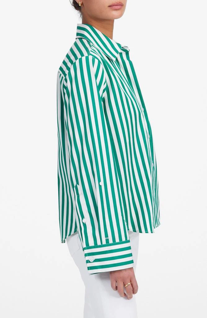 Madewell Poplin Easy Y-Neck Button-Up Shirt 3