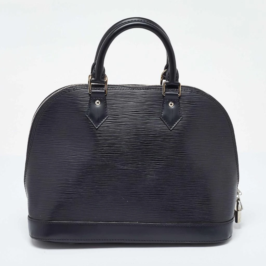 Louis Vuitton Louis Vuitton Black Epi Leather Alma PM Bag 5