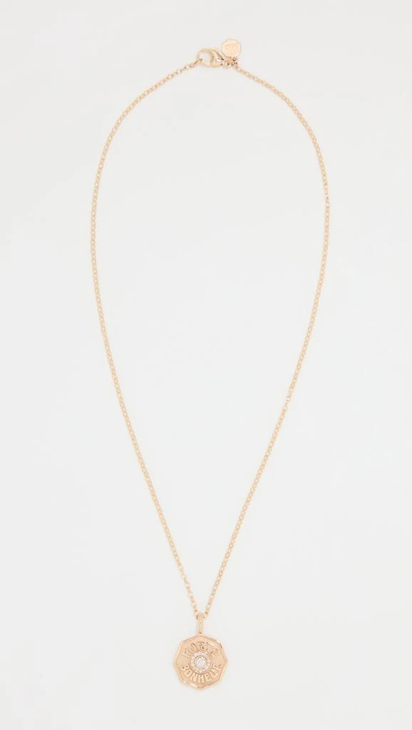 Marlo Laz Mini PB Diamond Halo Necklace 3