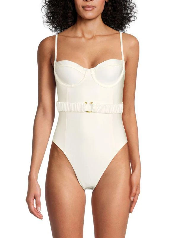 Solid & Striped Spencer Sweetheart One Piece Swimsuit 1