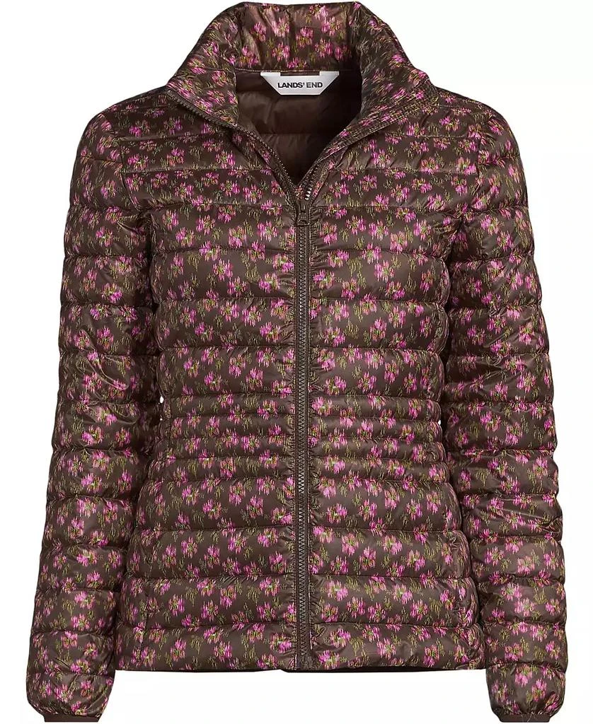 Lands' End Women's Petite Wanderweight Packable Print Down Jacket 3