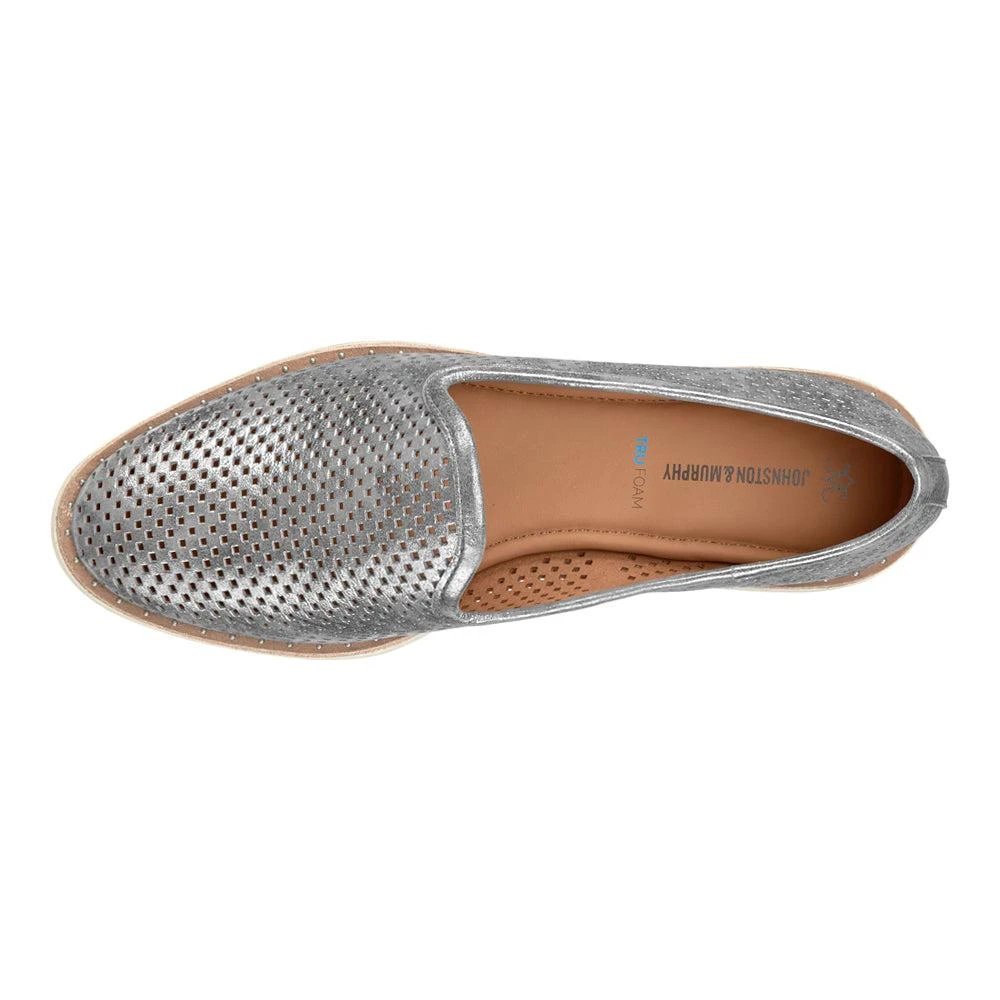 Johnston & Murphy Mitzi Perforated Venetian Platform Loafers 4