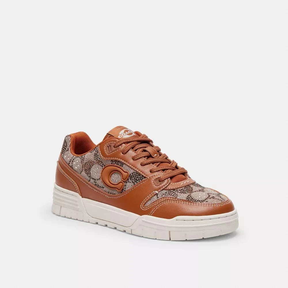 Coach Soho Sneaker In Crystal Signature Jacquard 3